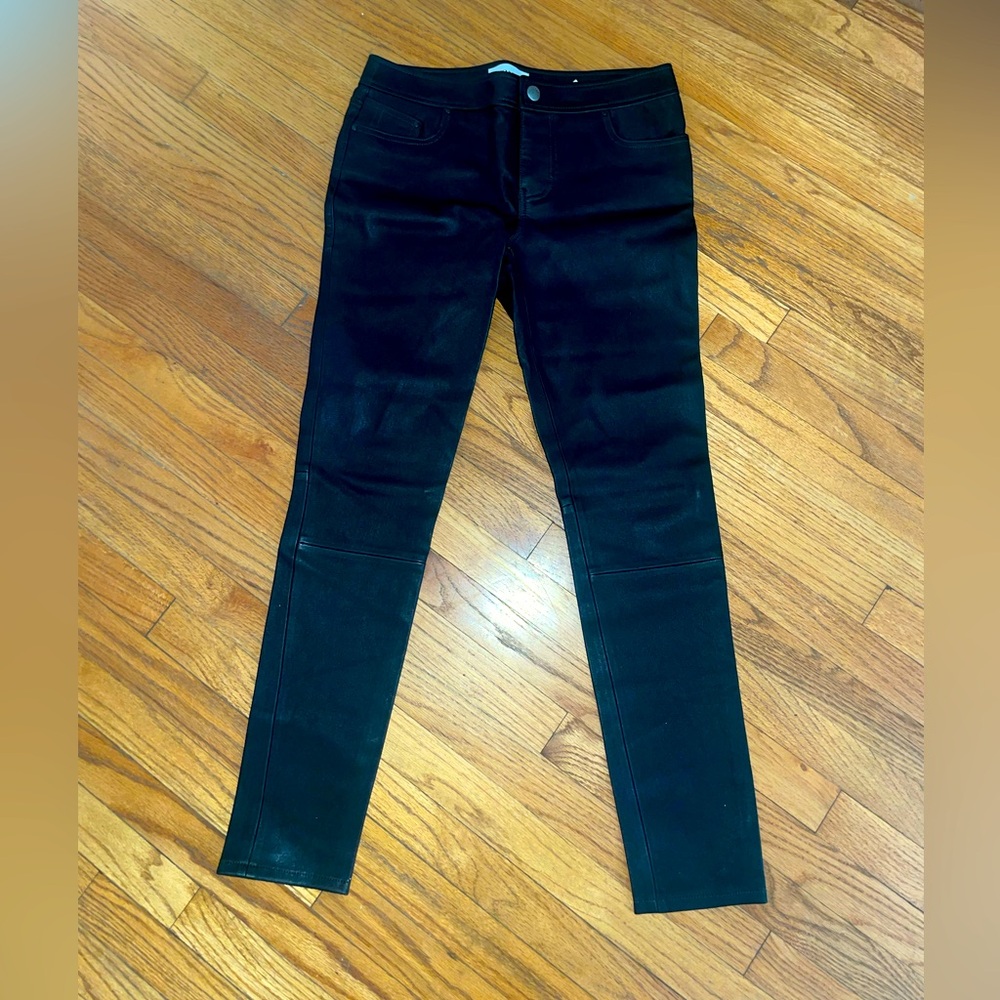Genuine leather Coach pants, pristine condition, size 4